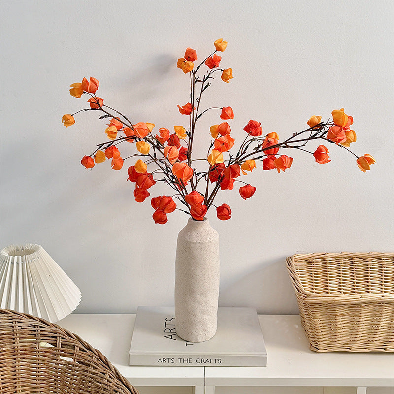 Decorative Artificial Flower Branch Orange | Kelmera