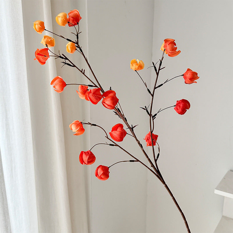 Decorative Artificial Flower Branch Orange | Kelmera