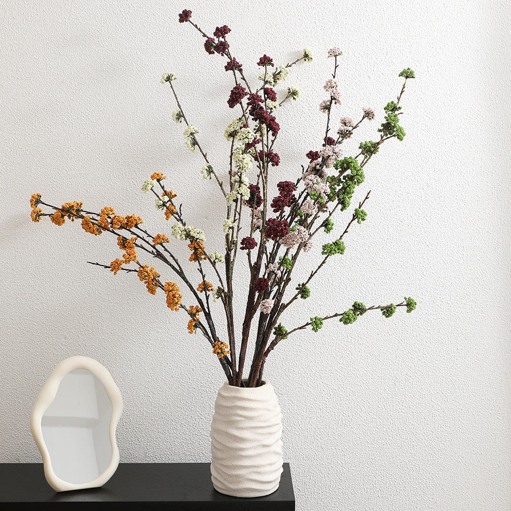 Decorative Artificial Flower Branch Soft Textile | Kelmera