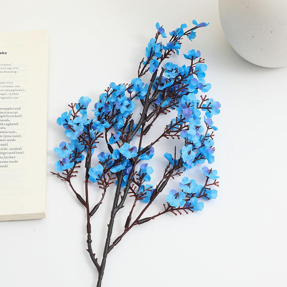 Decorative Artificial Flower Branch White Orange | Kelmera
