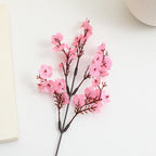 Decorative Artificial Flower Branch White Orange | Kelmera