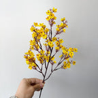 Decorative Artificial Flower Branch White Orange | Kelmera