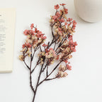 Decorative Artificial Flower Branch White Orange | Kelmera