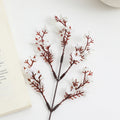 Decorative Artificial Flower Branch White Orange | Kelmera