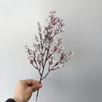 Decorative Artificial Flower Branch White Orange | Kelmera