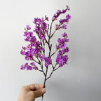 Decorative Artificial Flower Branch White Orange | Kelmera