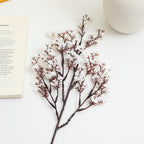 Decorative Artificial Flower Branch White Orange | Kelmera