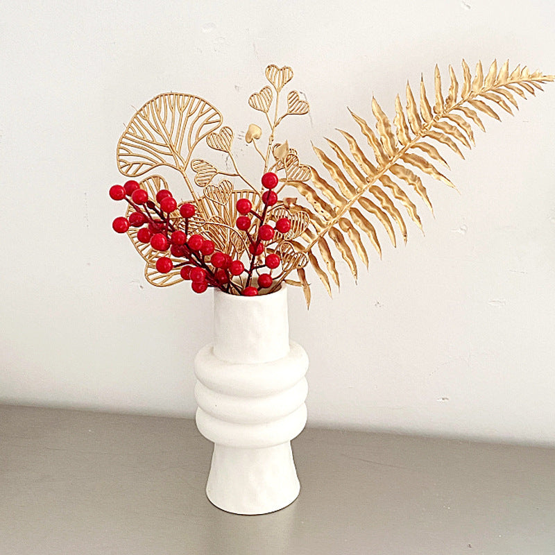 Decorative Artificial Flower Branch with Delicate Details Luck Charm Red Cat | Kelmera