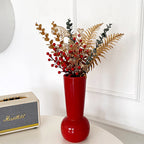 Decorative Artificial Flower Branch with Delicate Details Luck Charm Red Cat | Kelmera