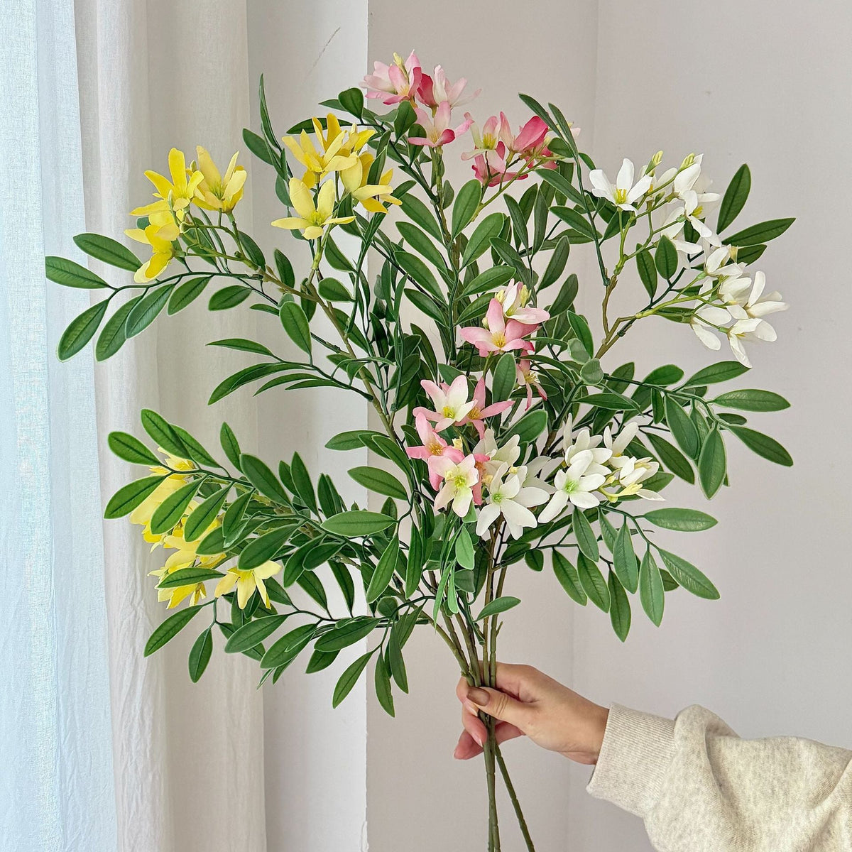 Decorative Artificial Flower Branch with Delicate Flowers | Kelmera