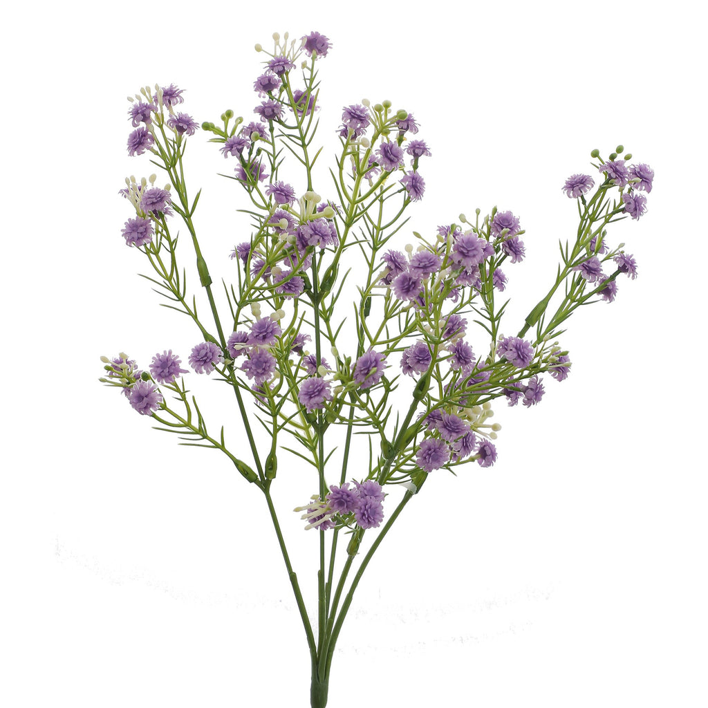 Decorative Artificial Flower Branch with Delicate Purple Flowers | Kelmera