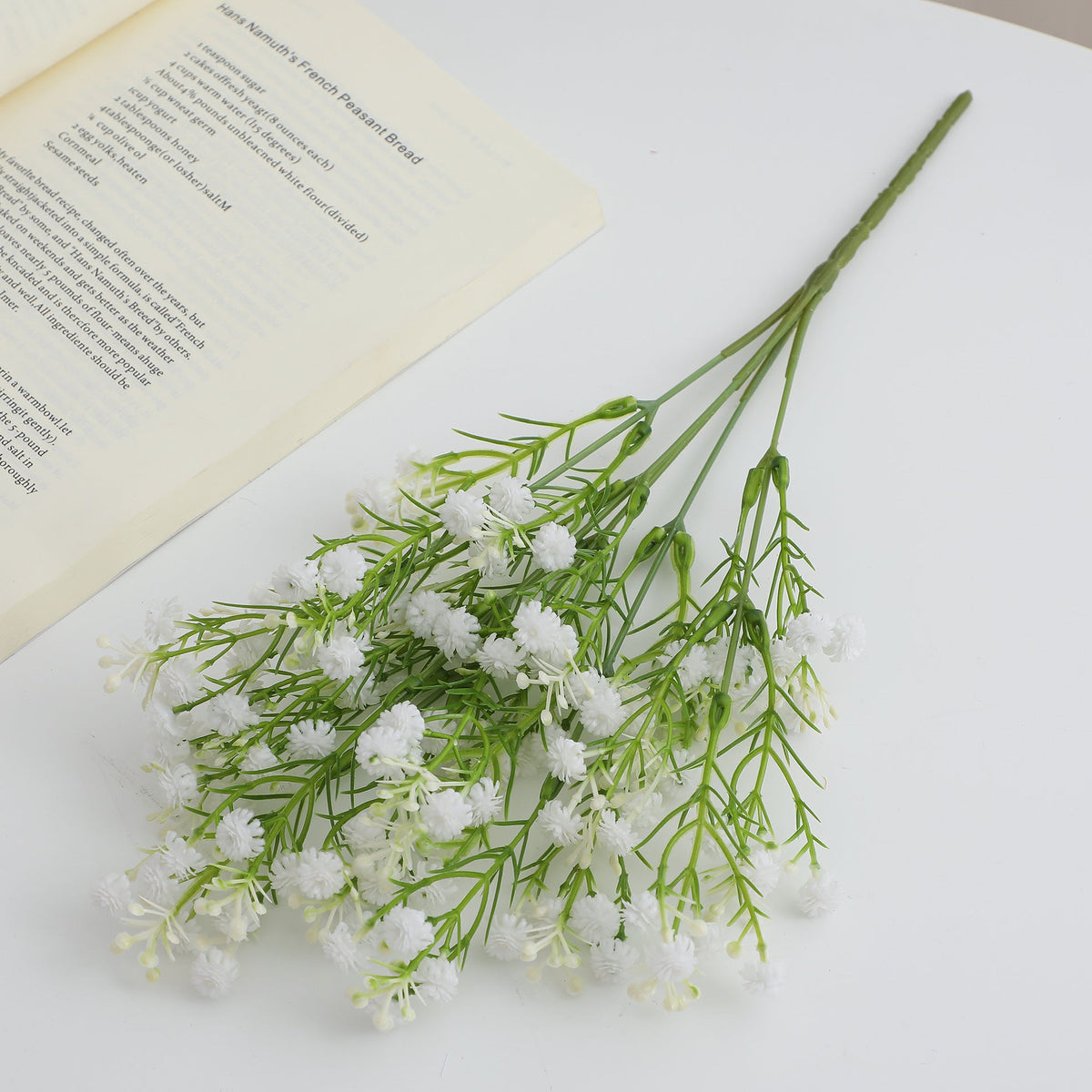 Decorative Artificial Flower Branch with Delicate Purple Flowers | Kelmera