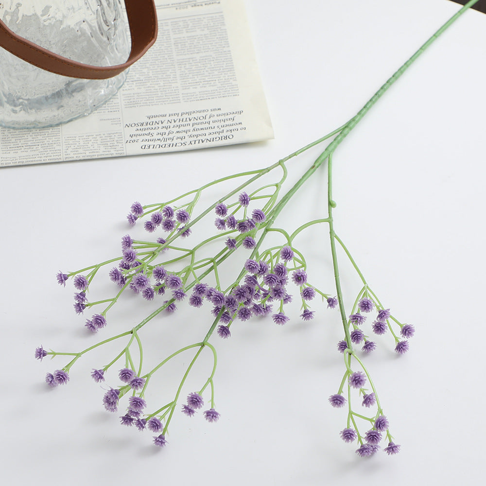 Decorative Artificial Flower Branch with Fine Purple Flowers | Kelmera