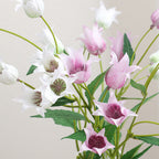 Decorative Artificial Flower Magenta White | Kelmera