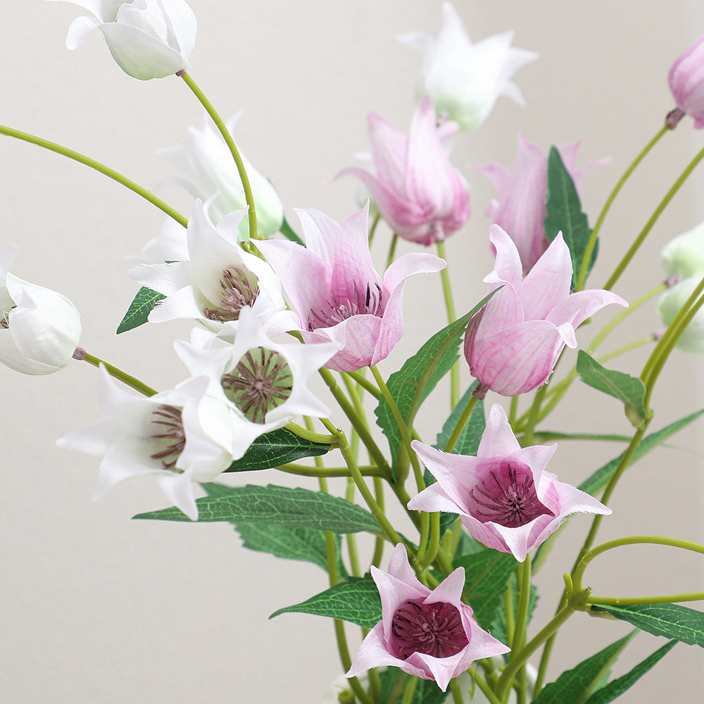 Decorative Artificial Flower Magenta White | Kelmera