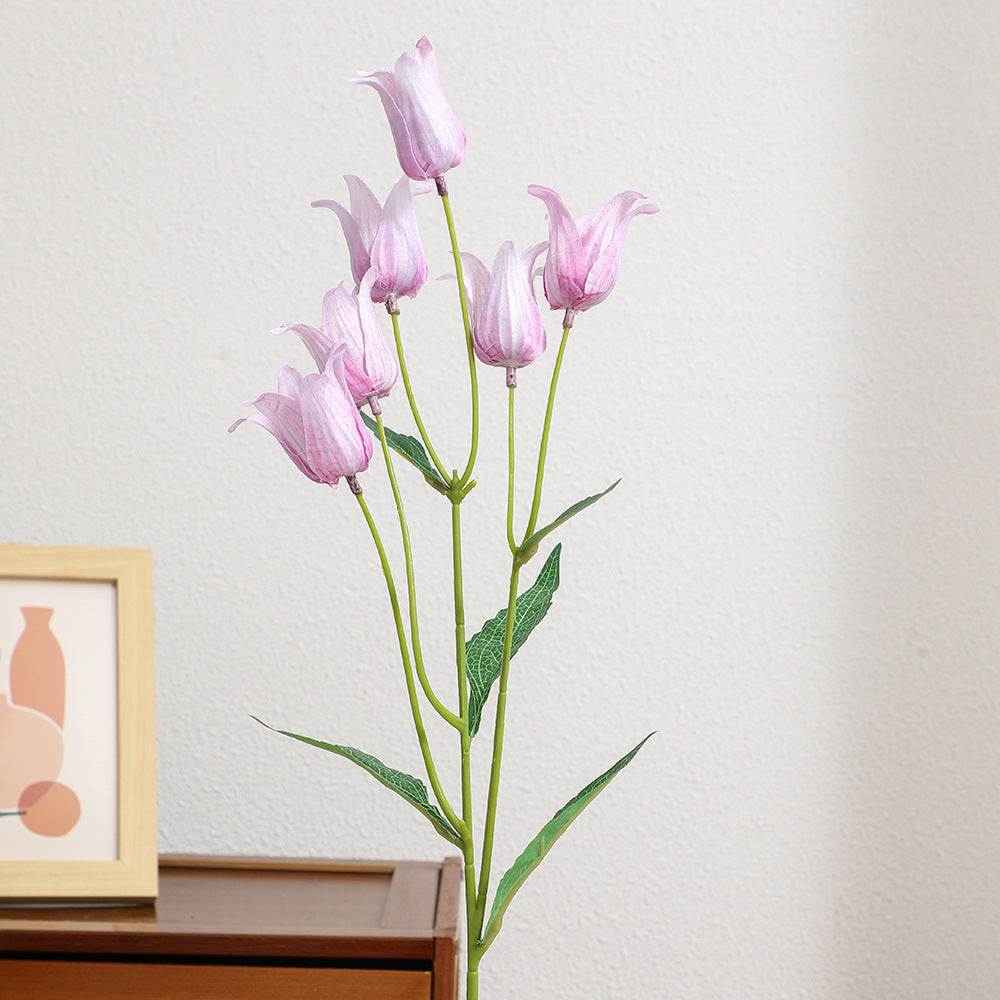 Decorative Artificial Flower Magenta White | Kelmera
