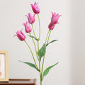Decorative Artificial Flower Magenta White | Kelmera