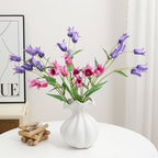 Decorative Artificial Flower Magenta White | Kelmera