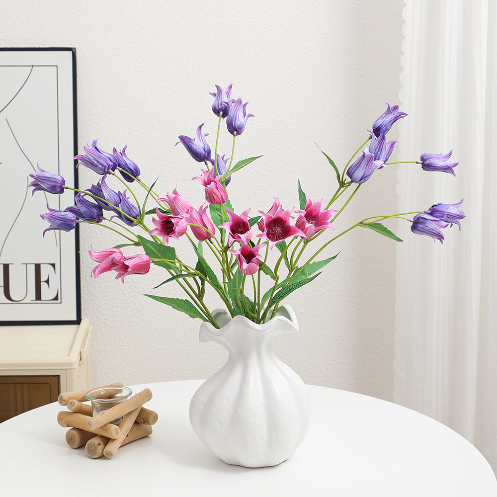 Decorative Artificial Flower Magenta White | Kelmera