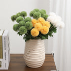 Decorative Artificial Flowers Green Yellow | Kelmera