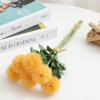Decorative Artificial Flowers Green Yellow | Kelmera