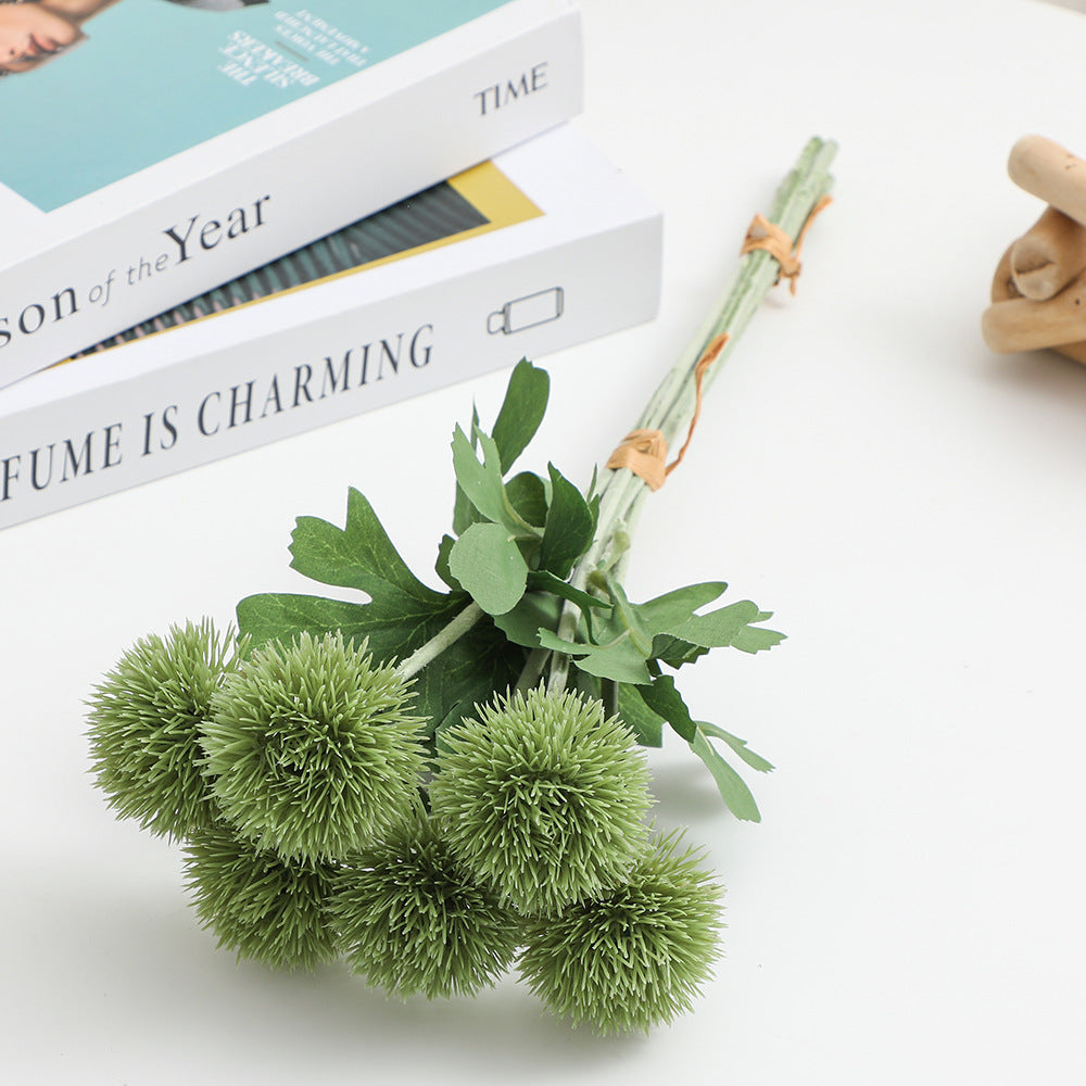 Decorative Artificial Flowers Green Yellow | Kelmera