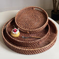 Decorative Basket Dark Brown White | Kelmera