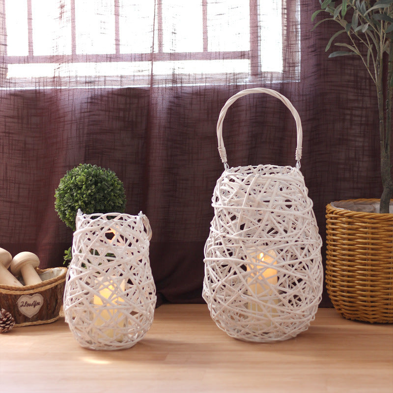 Decorative Basket Lamp Handwoven | Kelmera