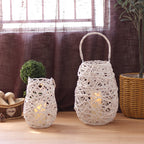 Decorative Basket Lamp Handwoven | Kelmera