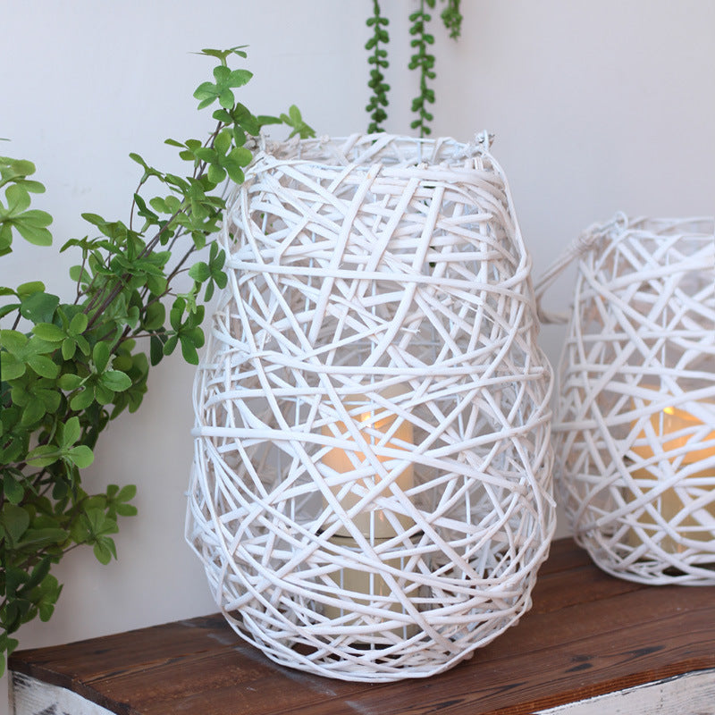 Decorative Basket Lamp Handwoven | Kelmera