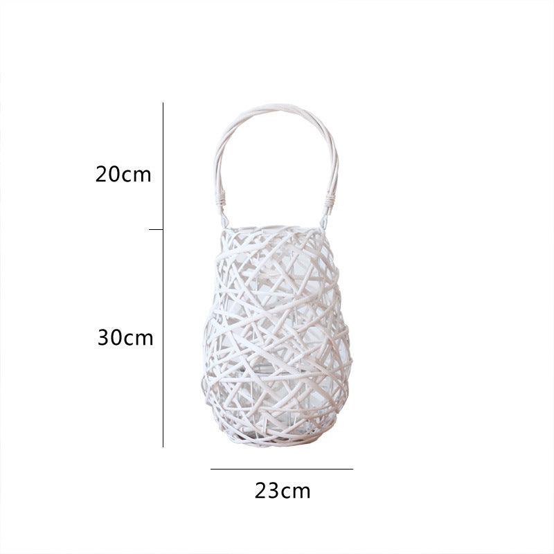 Decorative Basket Lamp Handwoven | Kelmera