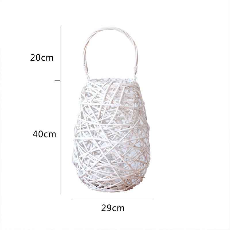 Decorative Basket Lamp Handwoven | Kelmera