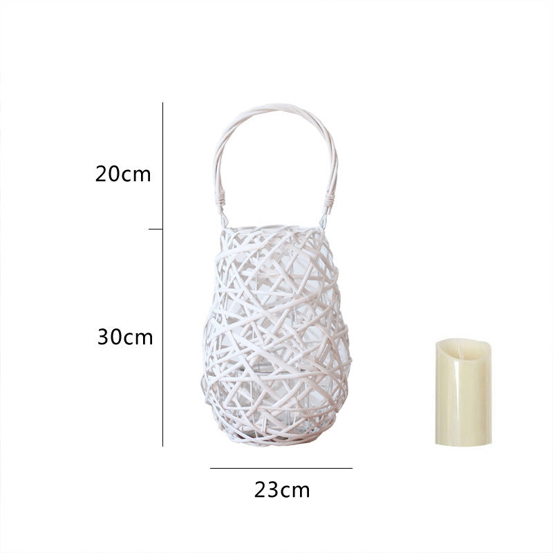 Decorative Basket Lamp Handwoven | Kelmera