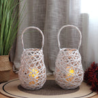 Decorative Basket Lamp Handwoven | Kelmera