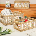 Decorative Basket made of Natural Fiber with Elegant Design | Kelmera