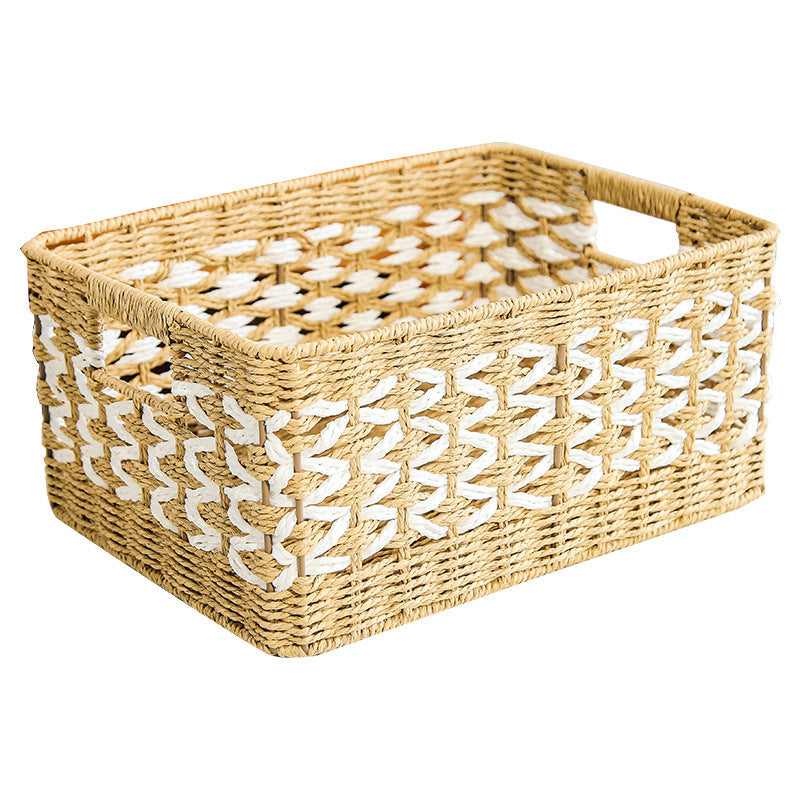 Decorative Basket made of Natural Fiber with Elegant Design | Kelmera