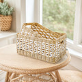 Decorative Basket made of Natural Fiber with Elegant Design | Kelmera
