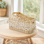 Decorative Basket made of Natural Fiber with Elegant Design | Kelmera