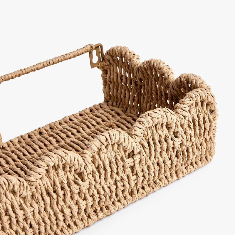 Decorative Basket made of Natural Rattan | Kelmera
