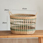 Decorative Basket made of Woven Natural Material | Kelmera