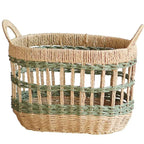 Decorative Basket made of Woven Natural Material | Kelmera
