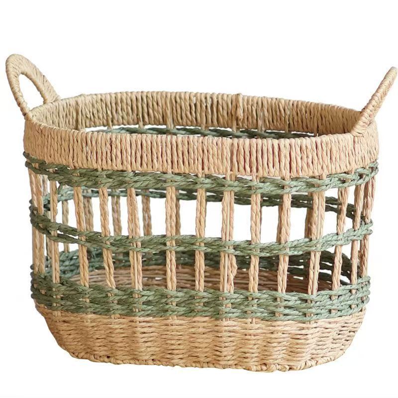 Decorative Basket made of Woven Natural Material | Kelmera