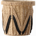 Decorative Basket with Graphic Pattern | Kelmera