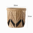 Decorative Basket with Graphic Pattern | Kelmera