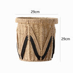 Decorative Basket with Graphic Pattern | Kelmera