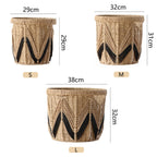 Decorative Basket with Graphic Pattern | Kelmera