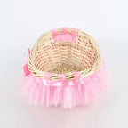 Decorative Basket with Ruffle Detail | Kelmera