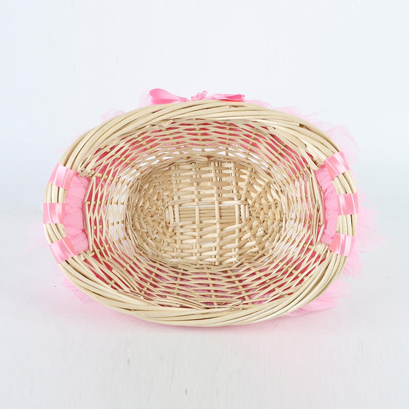 Decorative Basket with Ruffle Detail | Kelmera