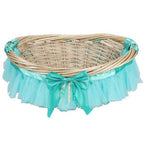 Decorative Basket with Ruffle Detail | Kelmera