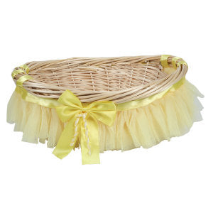 Decorative Basket with Ruffle Detail | Kelmera